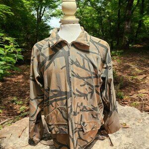 Vtg. Camo Hunting Jacket Robert Hoague Sticks n Limbs 1988 Modern Camouflage USA